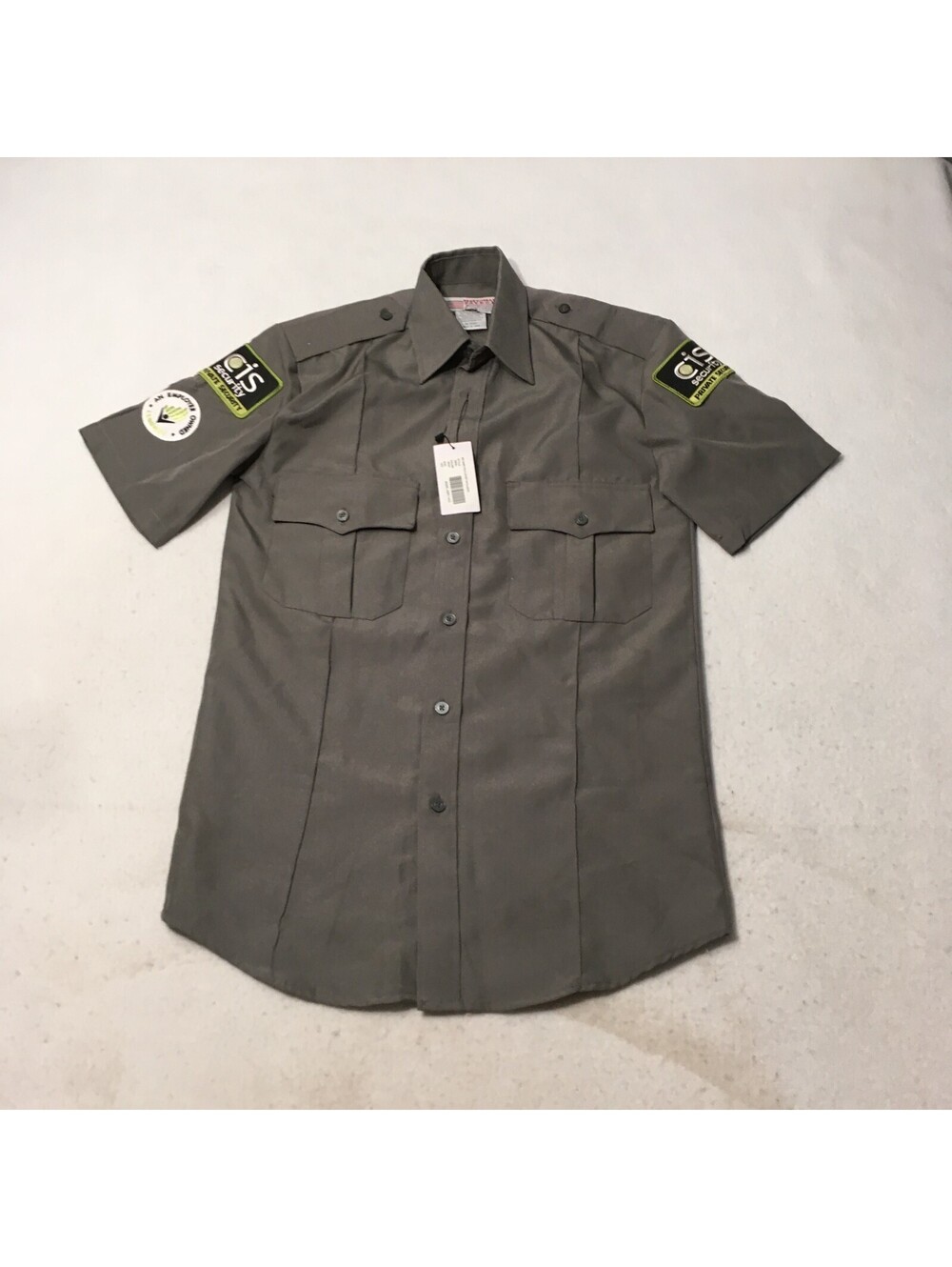 National Patrol CIS Security Service Employee Shirt Men 14-14.5